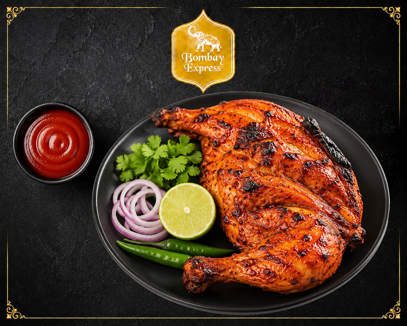 TANDOORI CHICKEN HALF