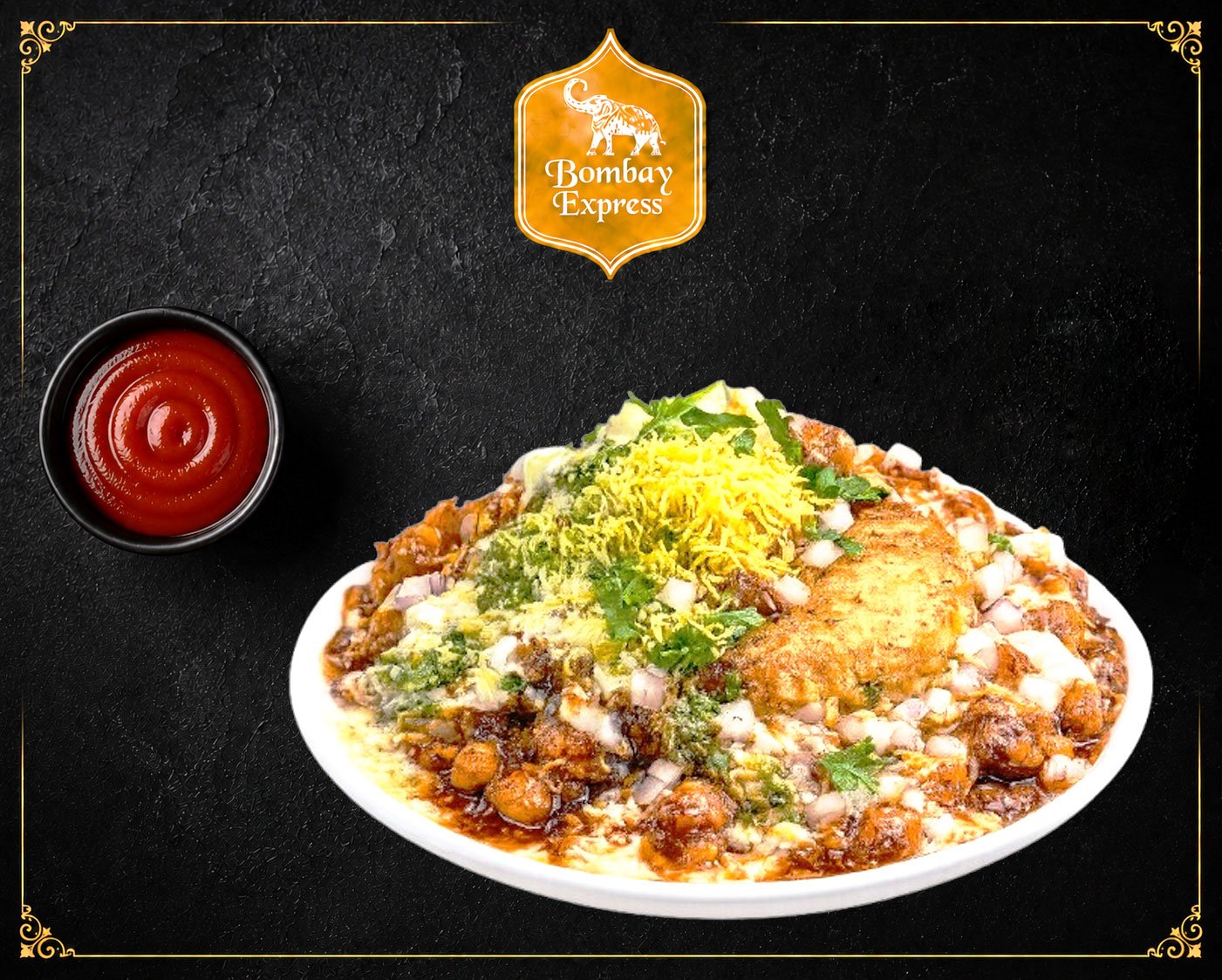 ALOO TIKKI WITH CHANA